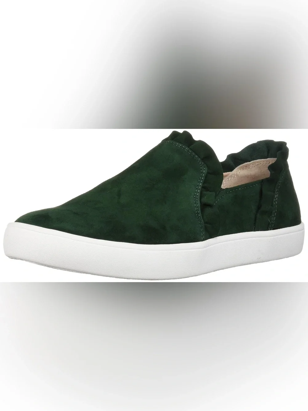Kate Spade New York Lilly Suede Slip On Sneakers Women 7M Dark Green